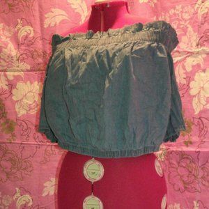 Ashley Stewart off shoulder crop top